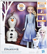 Load image into Gallery viewer, Disney Frozen Talk and Glow Olaf and Elsa Dolls, Remote Control Elsa Activates Talking, Dancing, Glowing Olaf, Inspired by Disney&#39;s Frozen 2 Movie - Toy For Kids Ages 3 and Up