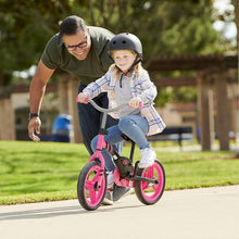 Load image into Gallery viewer, Little Tikes My First Balance-to-Pedal Bike with Fold in Pedals, 2-in-1, Pink, 2-5 Years, 12-Inch