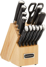 Load image into Gallery viewer, Cuisinart C77BTR-15P Classic 15-pc. Triple Rivet Block Set - Black