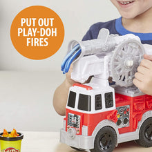 Load image into Gallery viewer, Play-Doh Wheels Firetruck Toy with 5 Non-Toxic Colors Including Play-Doh Water Compound