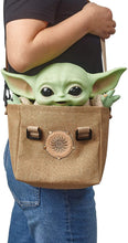 Load image into Gallery viewer, Star Wars The Child Plush Toy, 11-in Yoda Baby Figure from The Mandalorian, Collectible Stuffed Character with Carrying Satchel for Movie Fans Ages 3 and Older