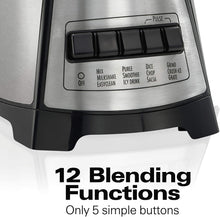 Load image into Gallery viewer, Power Elite Blender with 12 Functions for Puree, Ice Crush, Shakes and Smoothies