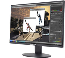 Load image into Gallery viewer, Sceptre E205W-1600 20" 75Hz Ultra Thin LED Monitor HDMI VGA Build-in Speakers, Metallic Black (2018 version)