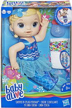 Load image into Gallery viewer, Baby Alive Shimmer ‘n Splash Mermaid (Blonde Hair)