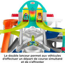 Load image into Gallery viewer, Fisher-Price Little People Launch and Loop Raceway, Vehicle Playset for Toddlers and Preschool Kids