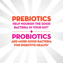 Load image into Gallery viewer, Align Women&#39;s Prebiotics + Probiotics Supplement Gummies, 50 Count, Digestive Health with Cranberry for Feminine Health