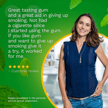 Load image into Gallery viewer, Nicorette Nicotene Gum Spearmint Flavor Coated 4 mg Stop Smoking Aid, 307667780000 Spearmint Burst, 100 Count