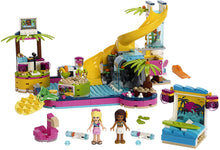 Load image into Gallery viewer, LEGO Friends Andrea's Pool Party 41374 Toy Pool Building Set with Andrea and Stephanie Mini Dolls for Pretend Play