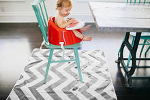 Load image into Gallery viewer, Multi-Use Catch All Floor Mat 125cm x 125cm (Chevron Grey)