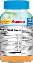 Load image into Gallery viewer, Emergen-C Immune+ Immune Gummies, Vitamin D plus 750 mg Vitamin C, Immune Support Dietary Supplement, Caffeine Free, Gluten Free, Super Orange Flavor - 45 Count