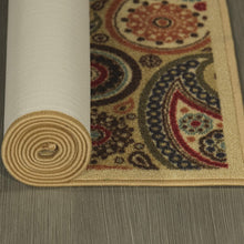 Load image into Gallery viewer, Ottomanson Ottohome Collection Contemporary Paisley Design Non-Skid (Non-Slip) Rubber Backing Area Rug-