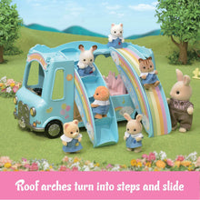 Load image into Gallery viewer, Calico Critters Sunshine Nursery Bus for Dolls, Toy Vehicle seats up to 12 collectible figures