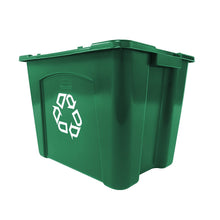 Load image into Gallery viewer, Stackable Recycling Box, 14 gal, Green