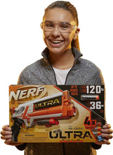 Load image into Gallery viewer, NERF Ultra Four Dart Blaster -- 4 Ultra Darts, Single-Shot Blasting, 2-Dart Storage -- Compatible Only Ultra Darts