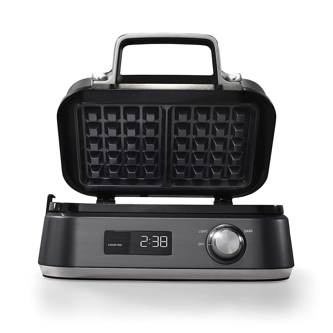 Calphalon Intellicrisp Waffle Maker, Dark Stainless Steel