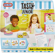 Load image into Gallery viewer, Little Tikes Tasty Jr. Bake 'N Share Emoji Cookies Role Play Activity Pack