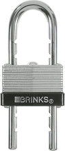 Load image into Gallery viewer, BRINKS 172-40061 40mm Laminated Steel Padlock with Adjustable Shackle