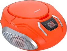Load image into Gallery viewer, Sylvania SRCD261-B-Pink Portable CD Boombox with AM/FM Radio, Pink