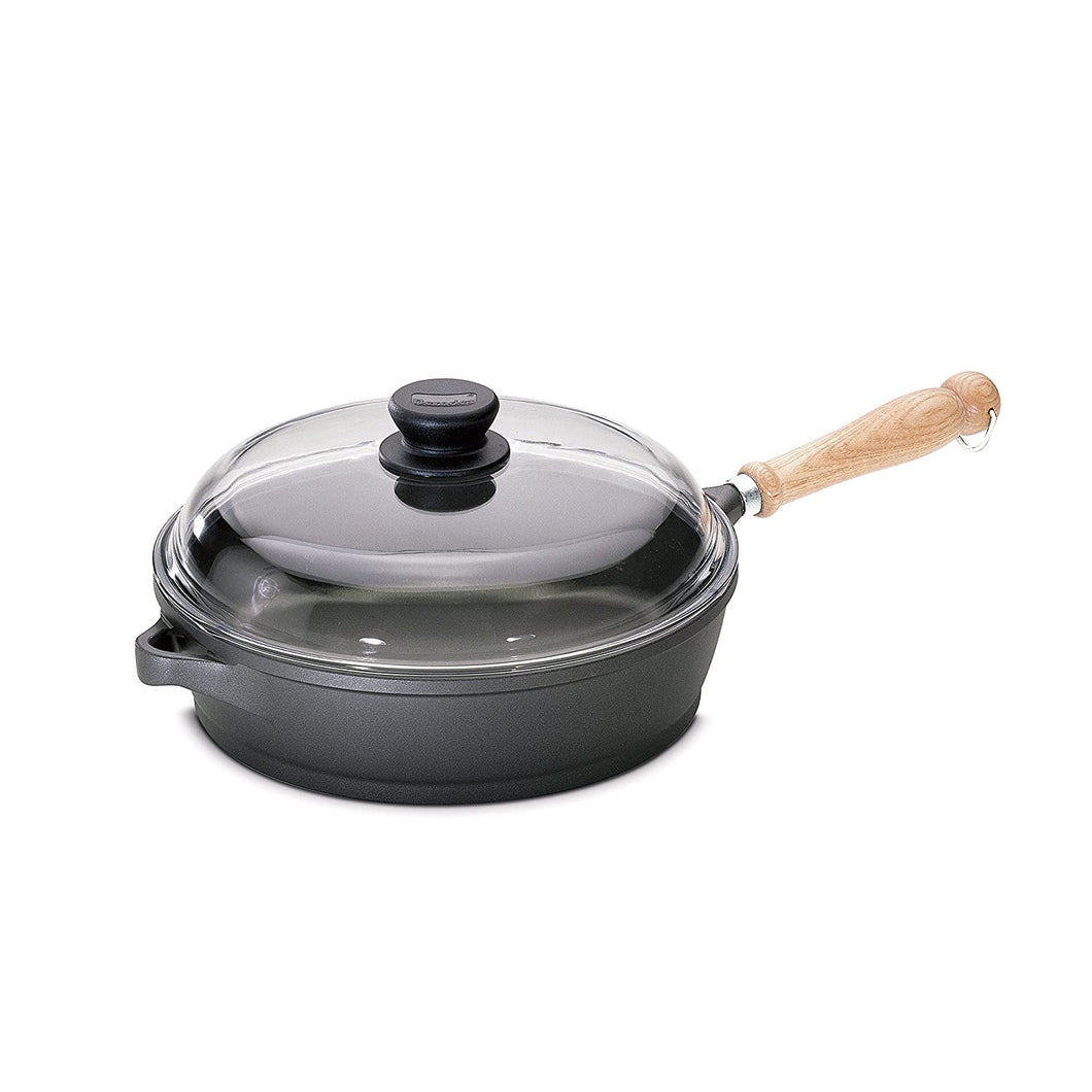 Berndes 671049 Tradition Non-Stick Sauté Pan with Glass Lid 4.25-Quart