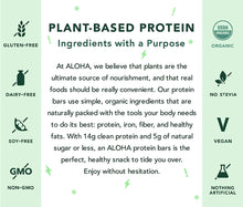 Load image into Gallery viewer, ALOHA Organic Plant Based Protein Bars