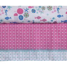 Load image into Gallery viewer, Disney Baby Ariel Little Mermaid Ocean Beauty Crib Bedding Set, 4 Piece