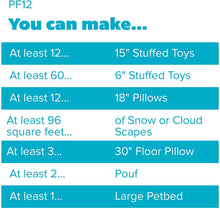 Load image into Gallery viewer, Fairfield FAIPFT12 Fiber Poly Fil Bag, 12 oz, White