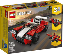 Load image into Gallery viewer, LEGO Creator 3in1 Sports Car Toy 31100 Building Kit, New 2020 (134 Pieces)
