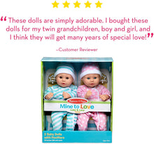Load image into Gallery viewer, Melissa &amp; Doug Luke &amp; Lucy Twin 15" Dolls