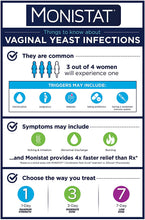 Load image into Gallery viewer, Monistat 3-Day Yeast Infection Treatment