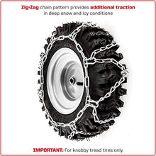 Load image into Gallery viewer, Arnold 16-Inch x 4.8-Inch Snow Thrower Tire Chains