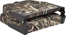 Load image into Gallery viewer, Attwood Folding Boat Seat - Low-Back Padded, High-Impact Plastic Frame
