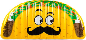 BigMouth Inc Giant Inflatable Taco Pool Floats, Durable Pool Tube with Patch Kit Included