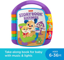 Load image into Gallery viewer, Fisher-Price Laugh &amp; Learn Storybook Rhymes Book [Colors May Vary]