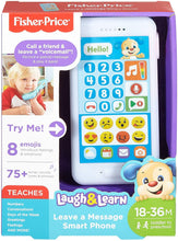 Load image into Gallery viewer, Fisher-Price Laugh &amp; Learn Leave A Message Smart Phone, Puppy