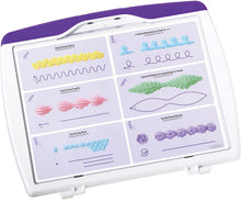 Load image into Gallery viewer, Wilton Decorate Smart Deluxe Practice Board Set, Cake Decorating Supplies,White/Purple