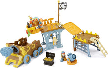 Load image into Gallery viewer, Little Tikes Kingdom Builders - Wreckin Roller Featuring Bashers Leader Captain Cannonblast with 25+ Roller Pieces Including Dropping Balcony, Shooting Iron Fist, Cannon, and Many More | Kids Ages 3+