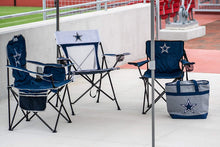Load image into Gallery viewer, NFL Game Changer Large Folding Tailgating and Camping Chair, with Carrying Case (ALL TEAM OPTIONS)