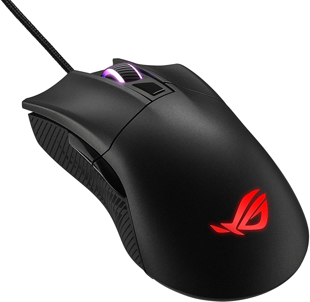 Asus ROG Gladius II Core Wired USB Optical Ergonomic FPS Gaming Mouse Featuring