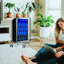 Load image into Gallery viewer, Danby DBC117A1BSSDB-6 117 Can Center, 3.1 Cu.Ft. Freestanding Beverage Refrigerator for, Basement, Dining, Living Room-Bar Fridge Perfect for Beer, Pop, Water