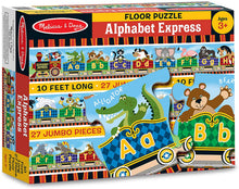 Load image into Gallery viewer, Melissa &amp; Doug 27pc Alphabet Express JFloor Puzzle