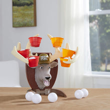 Load image into Gallery viewer, Deer Pong Game, Features Talking Deer Head and Music, Includes 6 Party Cups and 8 Balls, Fun Family Game for Ages 8 and Up
