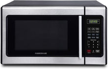 Load image into Gallery viewer, Farberware Classic FMO09AHTBKD Classic 0.9 Cu. Ft. 900-Watt Microwave Oven with LED Lighting, Stainless Steel