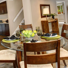 Load image into Gallery viewer, 36&quot; Inch Round Glass Table Top 1/2&quot; Thick Tempered Beveled Edge by Fab Glass and Mirror