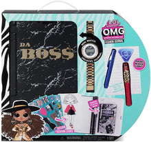 Load image into Gallery viewer, LOL Surprise OMG Fashion Journal – Secret Electronic Password Journal Notebook with Real Watch &amp; Invisible Ink Pen Storage of Secret Diary Cute Journal for Girls