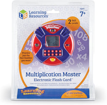 Load image into Gallery viewer, Learning Resources Multiplication Master Electronic Flash Card, Math Skills, Varying Skill Levels, Ages 7+