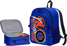 Load image into Gallery viewer, Officially Licensed NCAA Accelerator Backpack &amp; Lunch Kit Set, Multi Color, 16" x 9.5" x 12"