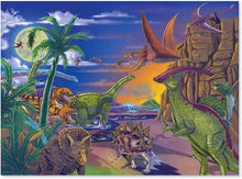 Load image into Gallery viewer, Melissa &amp; Doug Land of Dinosaurs Jigsaw Puzzle (60 pieces)