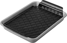 Load image into Gallery viewer, Wilton Recipe Right Non-Stick Large Broiler Pan Set, Ideal for Chicken Fajitas, Pork Chops and Rice, Halibut or Marinated Lamb Chops, 14 x 11-Inch