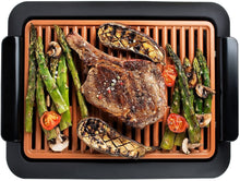 Load image into Gallery viewer, Gotham Steel Smokeless Grill Indoor Grill Ultra Nonstick Electric Grill – Dishwasher Safe Surface, Temp Control, Metal Utensil Safe, Barbeque Indoors with No Smoke!