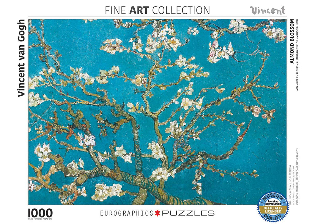 Eurographics Almond Branches by Vincent Van Gogh 1000-Piece Puzzle